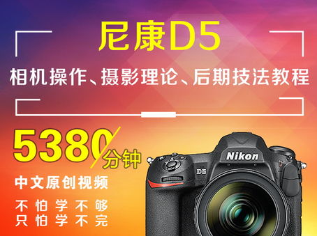 尼康D5相机操作、摄影理论、后期技法教程