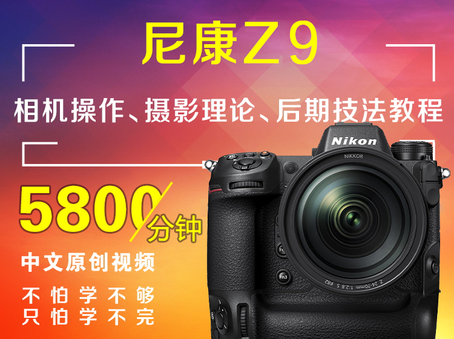 尼康Z9相机操作、摄影理论、后期技法教程