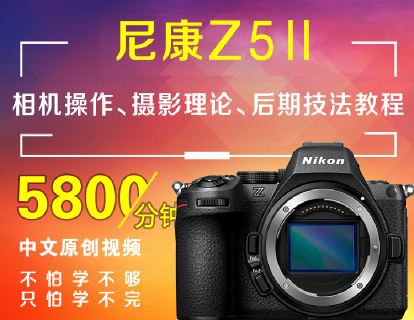 尼康Z5II Z5二代相机操作、摄影理论、后期技法教程Z52